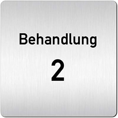 Leidingssystemen XXL Bord - Naambordje Voordeur - Deurbord - Aanwijzingsbord 125 x 125mm
