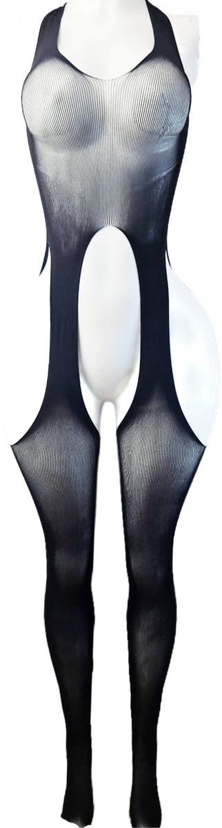 BamBella ® - Panty pak -Onesize - body suit - Dames - Onesize - Erotische jumpsuit van kant lingerie zwart