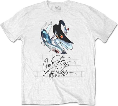 Pink Floyd - The Wall Teacher Heren T-shirt - S - Wit