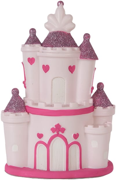 Clayre & Eef Nachtlampje Kind LED 16x11x24 cm Roze Kunststof