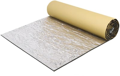 Allecto - Geluidsdempingsmat - Auto Geluidsisolatie - Verbeter rijcomfort - 39.37"x24.8" - Heat-isolatie - Zelfklevend - Universeel geschikt voor v...