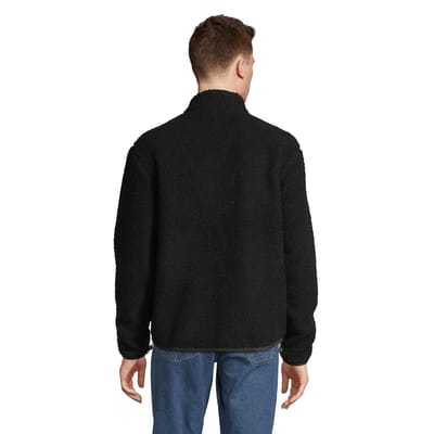 SOLS Fury Sherpa Gilet voor volwassenen (Koolstof Grijs/Zwart)