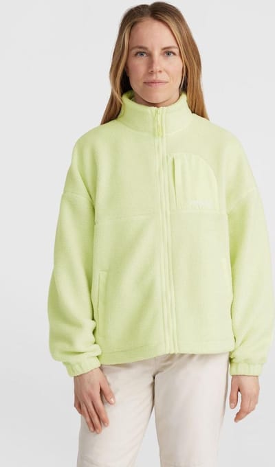 O´neill High Pile Fleece Met Volledige Rits Geel S Vrouw