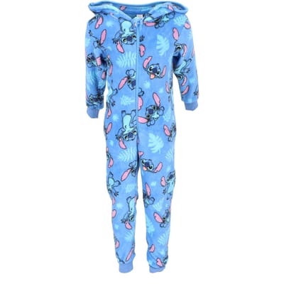 Lilo & Stitch Coral-Fleece Onesie