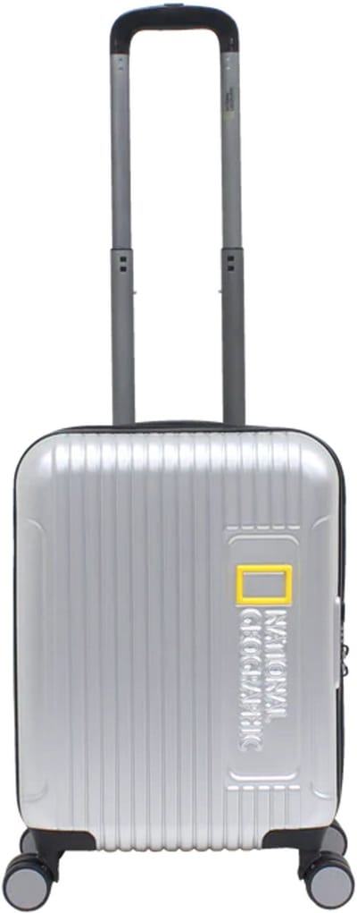 National Geographic Handbagage Harde Koffer / Trolley / Reiskoffer - 55 cm (Small) - Canyon - Zilver - Zilver / Small