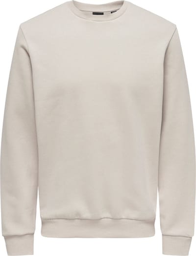 Only & Sons Trui Onsceres Crew Neck Noos 22018683 Silver Lining Mannen Maat - XS