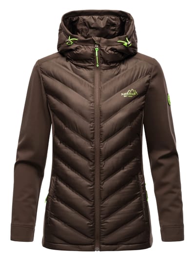 Navahoo Dames Gewatteerde Jas Nimm mich mit – Getailleerd, Stijlvol & Comfortabel met Capuchon