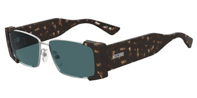 Moschino MOS206/S HAVANA SILVER/BLUE 57/14/145 Damenbrillen Zonnebrillen