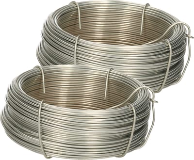 Amig IJzerdraad - 2x rol - 1,3 mm x 40 m - verzinkt staal - binddraad