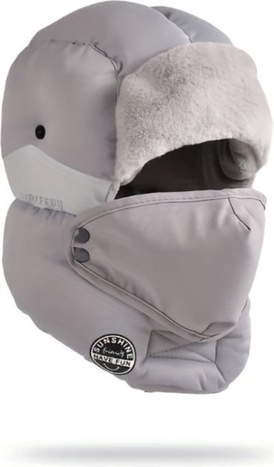 Bovista Wintermuts - Heren - Dames - Volwassenen - Muts - Ski Mask - Bivakmuts - Balaclava - Ski Masker - Wintersport - Full Face Mask - Winter Masker - Lichtgrijs