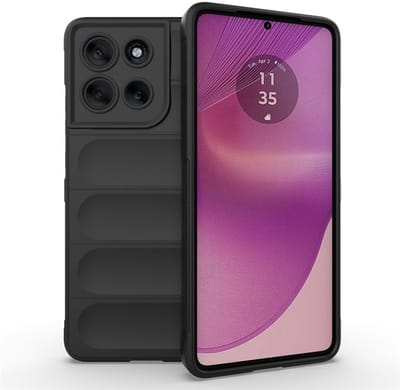 Coverup Hoesje - Geschikt voor Motorola Moto G86 Hoesje - Coverup Hands-On Rugged Back Cover - Zwart