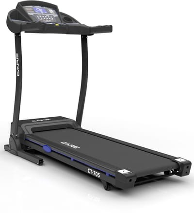 CARE CT-705-3 - Opvouwbare en connected loopband - Maximale snelheid 16 km/u - 12 programma’s - Gemotoriseerde helling tot max. 12% - Voor thuisgebruik