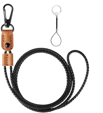 Travel Cords - Keycord Bruin - Vegan leer - Verstelbaar