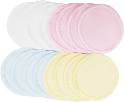 Herbruikbare Gezichtspads - Make-up wattenschijfjes - Make-up verwijderen - Zacht voor huid - 8 stuks - Diverse kleuren