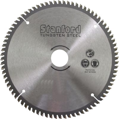 StahlKaiser Cirkelzaagblad - 250 mm - 120 Tanden - Inclusief Verloopringen - Aluminium
