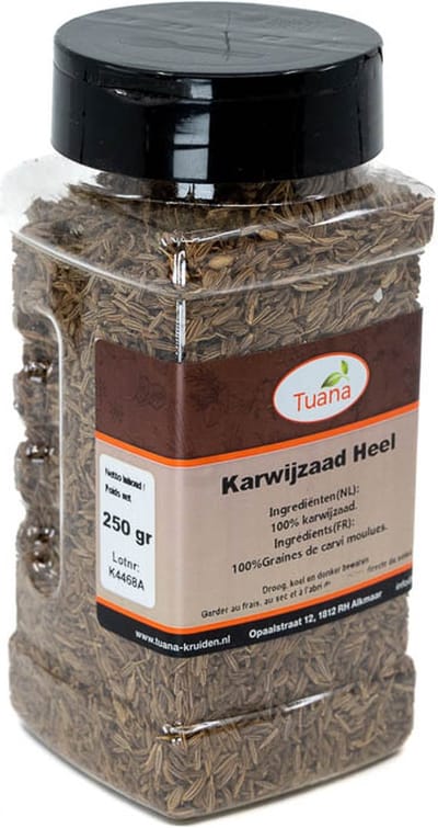 Tuana Kruiden - Karwijzaad Heel - Strooibus 150 Gram - Tuanashop - MP-K-0009