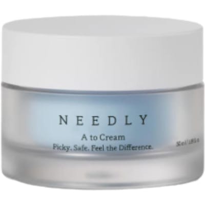 NEEDLY A-Two Crème 50ml - Geavanceerde Retinol en Panthenol Herstel voor een Gladde Huidtextuur white