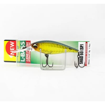 Yo Zuri Duel L Bass Shad 60SP Suspend Lure F1215-MGGB (7377) beige