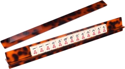 Mahjong Tegelhouder - Majiang Pusher - Spel Organiseren - Magnetisch Antislip Ontwerp - 46 x 8 cm - Transparant