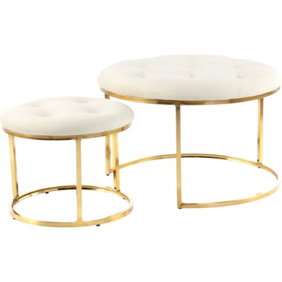 Set van 2 poefs Becky | Hearthome & Living