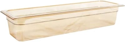 Rubbermaid Gastronorm voedselpan hitte bestendig 2/4 5.2 Liter - Amber - Polycarbonaat
