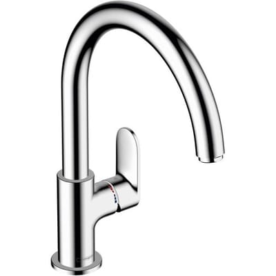 hansgrohe Vernis Blend M35 - Keukenmengkraan - Ééngreeps bediening - 210mm maat - Draaibare uitloop - 1 straalfunctie - Chroom