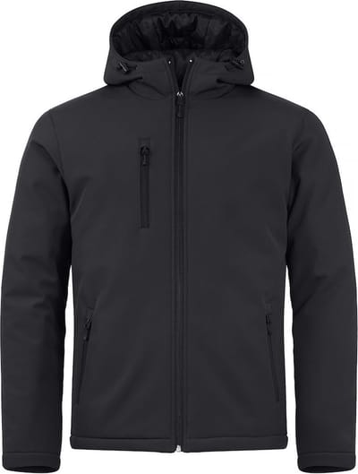 Clique Padded Hoody Softshell 020952 - Zwart - XS