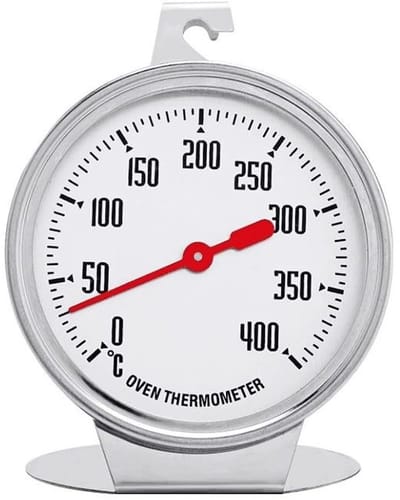 Dailygoods - Roestvrijstalen Oventhermometer tot 400 °C