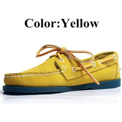 Heren Dames Echt Leer Docksides Classic Homme Femme Bootsschoenen,Plus Grote Maat Marine Zwart Bruin Merk Flats Loafers A047 37