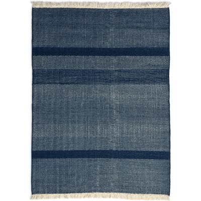 Nanimarquina Tres Vloerkleed Texture gold - azul - 170 x 240 cm