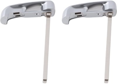 Dailygoody - Smart Remote Key Blade - Ongesneden mes - Sterk metaal - Sleutelblad - Compatibel met F & G Serie - 2 stuks