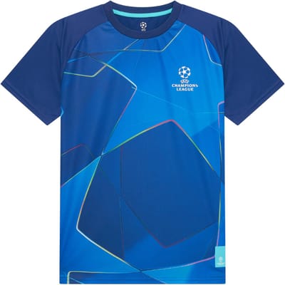 Champions League Voetbalshirt Heren - Maat S t/m XXL - Voetbalkleding - UEFA Champions League - Polyester - Blauw
