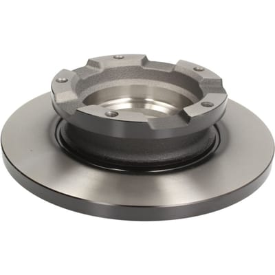 Remschijf TRW DF6510S achter, volledig, 1 Stuk