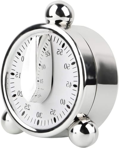 60 Minuten Keuken Timer met Luide Alarmtoon - Countdown Timer voor Koken, Bakken en BBQ Activiteiten