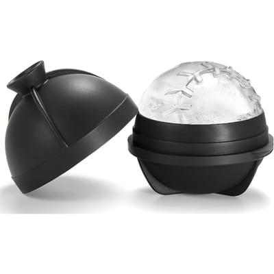Voedselkwaliteit Geen Plastic 3D Baseball Siliconen Bol Ijsbol Maker Eenvoudige Ontvorming Golfvormig IJshockey met Ingebouwde Trechter