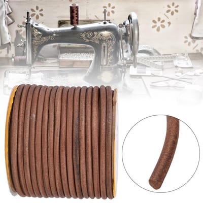 Naaimachine Lederen Riem 20m Naaimachine Multifunctionele Koeienhuid Riem(8 mm ) 6mm / 0.24in