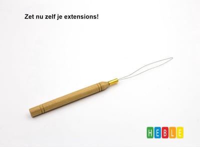 Heble® - "Crochet-Micro-Ring-Extensies: Loop-Puller-Loop-Naald"
