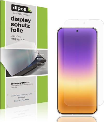 dipos – 4x Matte Beschermfolie geschikt voor Huawei Pura 90 Pro Max | Krasbestendige & antireflecterende Screenprotector Ultra-Thin