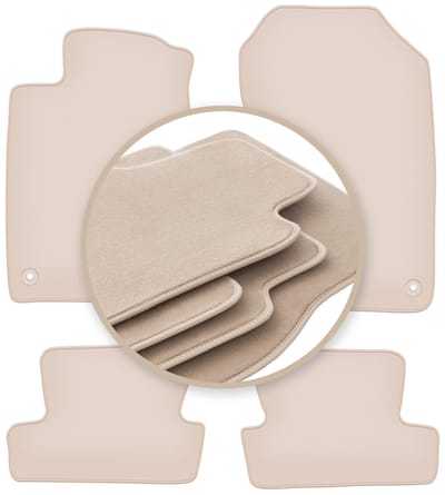 PREMIUM beige vloermatten voor: Honda CR-Z coupé 2010-2016