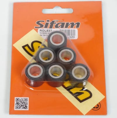 sifam variatorrol voor scooter piaggio 50 zip sp 2t 2001 tot 2005 19x15.5 5grs nieuw