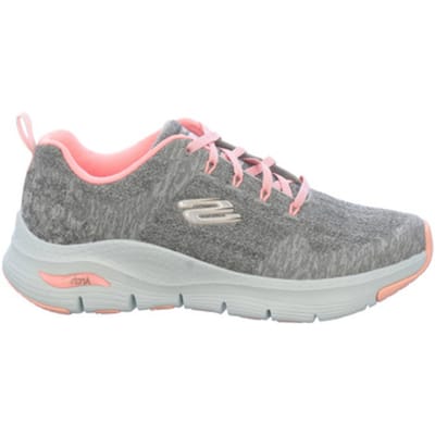 Skechers Arch Fit Comfy Wave Dames Sneakers - Grey/Pink