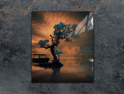 TMK ArtDeko Serie - Snijplank Glas - 45x52 cm - Decoratief - Veilig