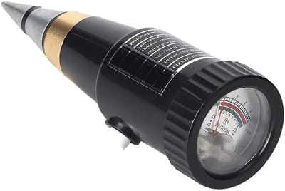 Bodem Tester - Vochtigheidsmeter pH - Planten Verzorgen - Geen Batterijen Nodig - 165 mm - Zwart