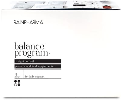 RAINPHARMA BALANCE BOX (voedingsprogramma dat inzet op duurzame gewichtscontrole door het aannemen van een gezonde levensstijl)