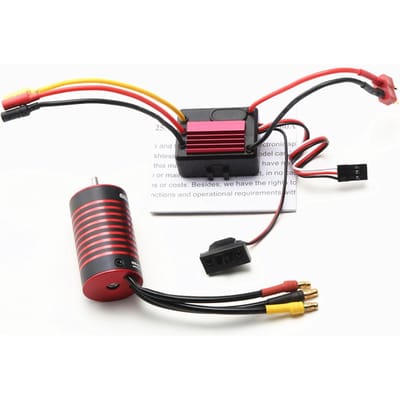Waterdichte 2845 Borstelloze Motor 2800KV & 35A Borstelloze ESC Vervanging voor F19A 1/10 HPI Trax4 HSP 1/12 Afstandsbediening Auto 3700KV