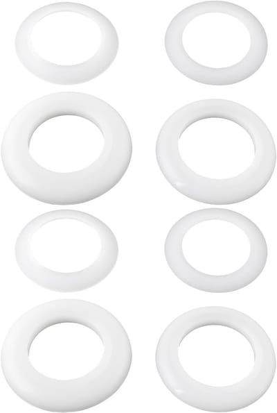 Dailygoods- Afvoerplug Set van 2 - Siliconen Afdichtringen - 40 mm Binnenmaat - Reparatie Gootsteen - Handmatige Installatie - Corrosiebestendig - Afvoerstopper