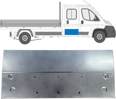 Reparatie plaatwerk achterste deuren voor Peugeot Boxer 2006-2026