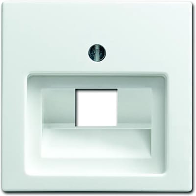 Busch Jaeger Balance afdekplaat 1xRJ45 / RJ11 alpinwit 1803-914