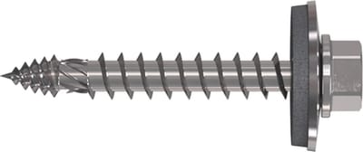 REISSER boorschroef RP-TD 6-punts 6,0x40mm 100 stuks Afdichtring 19mm bimetaal terra kleur