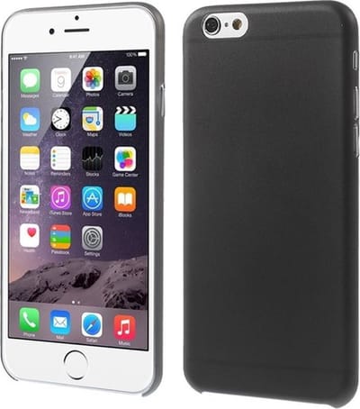 Peachy Ultra dunne, stevige 0.3 mm dikke geschikt voor iPhone 6 6s hoesjes - Zwart